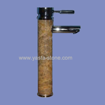 Emperador Light Marble Faucet